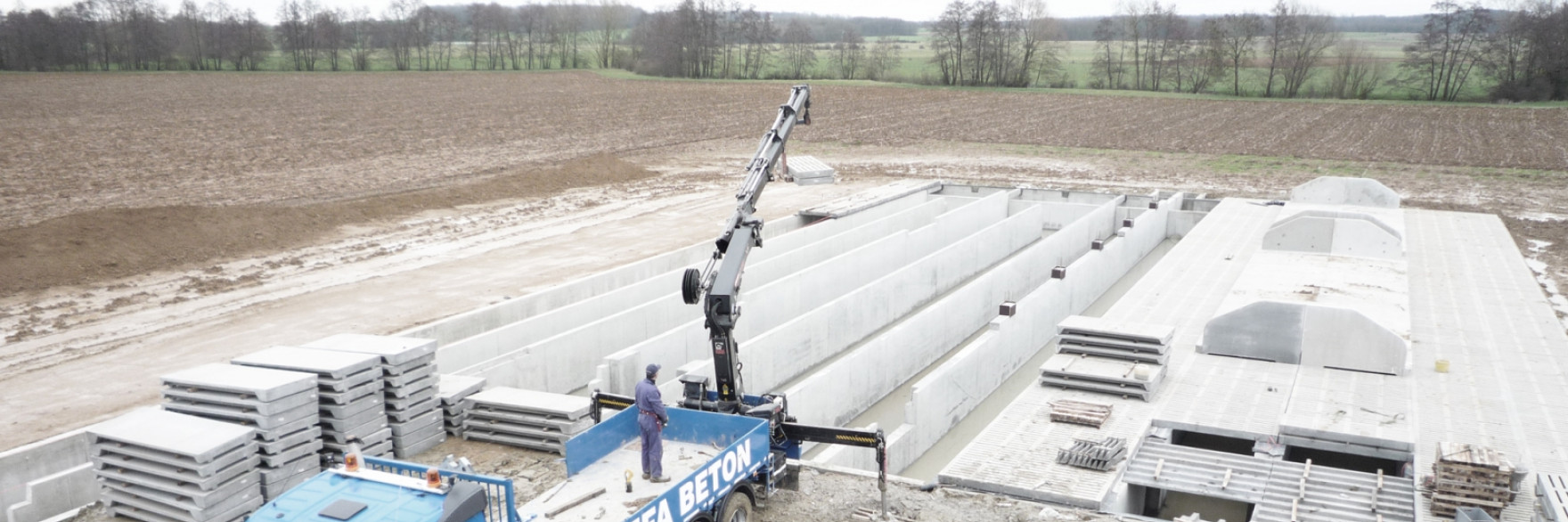 Productie beton grondwerkers