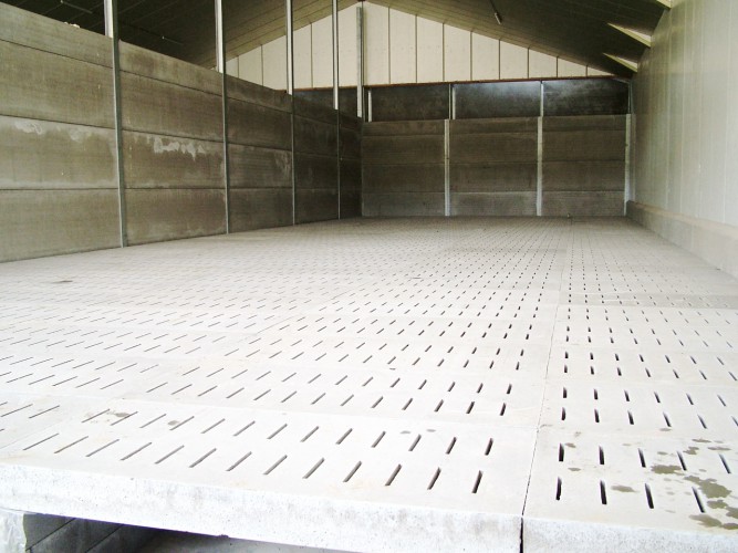 Caillebotis fente transversal